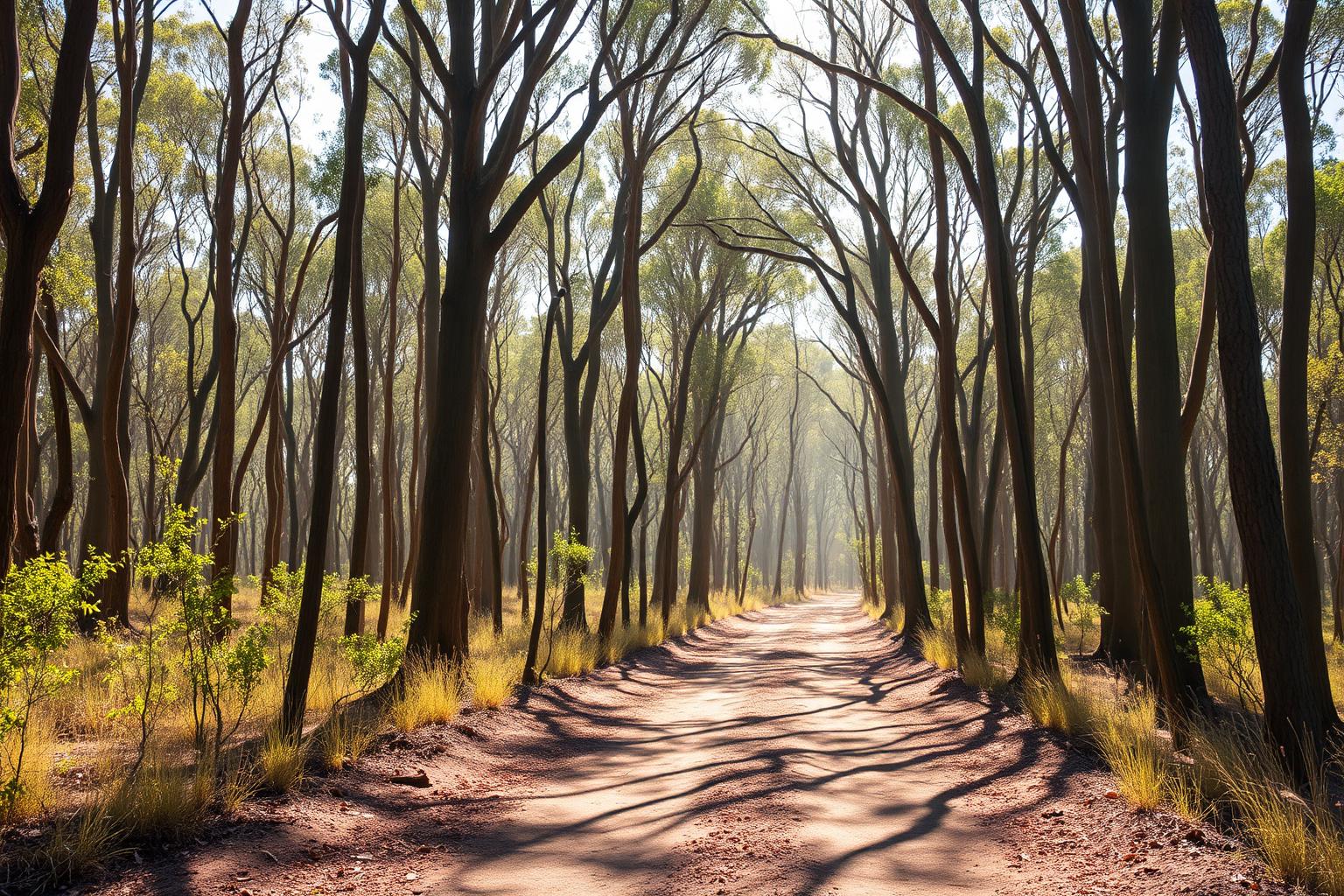 Goldfields forests, along the Maryborough V/Line